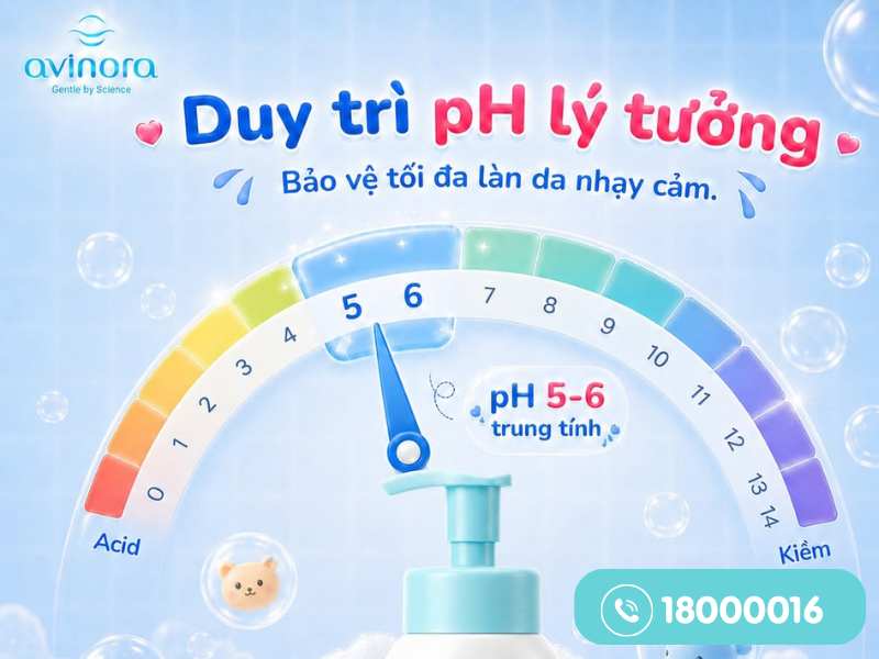 Lựa chọn sản phẩm bọt tắm cho bé có độ Ph lý tưởng